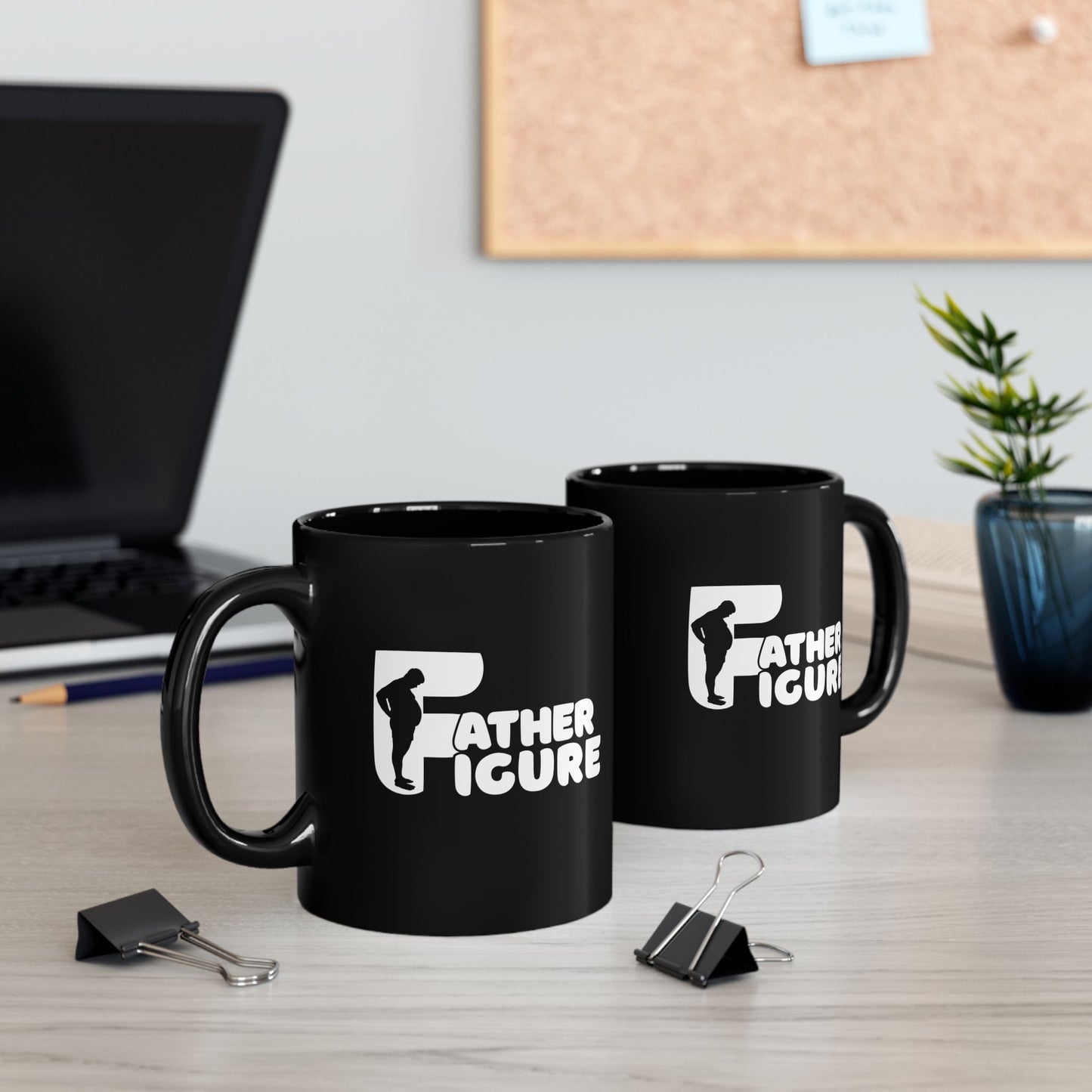 Father Figure | Black Mug | White Mug (11oz, 15oz)