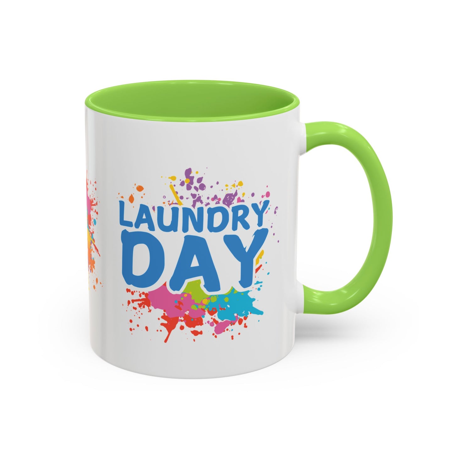 Laundry Day | Color Accent Mugs (11oz, 15oz)