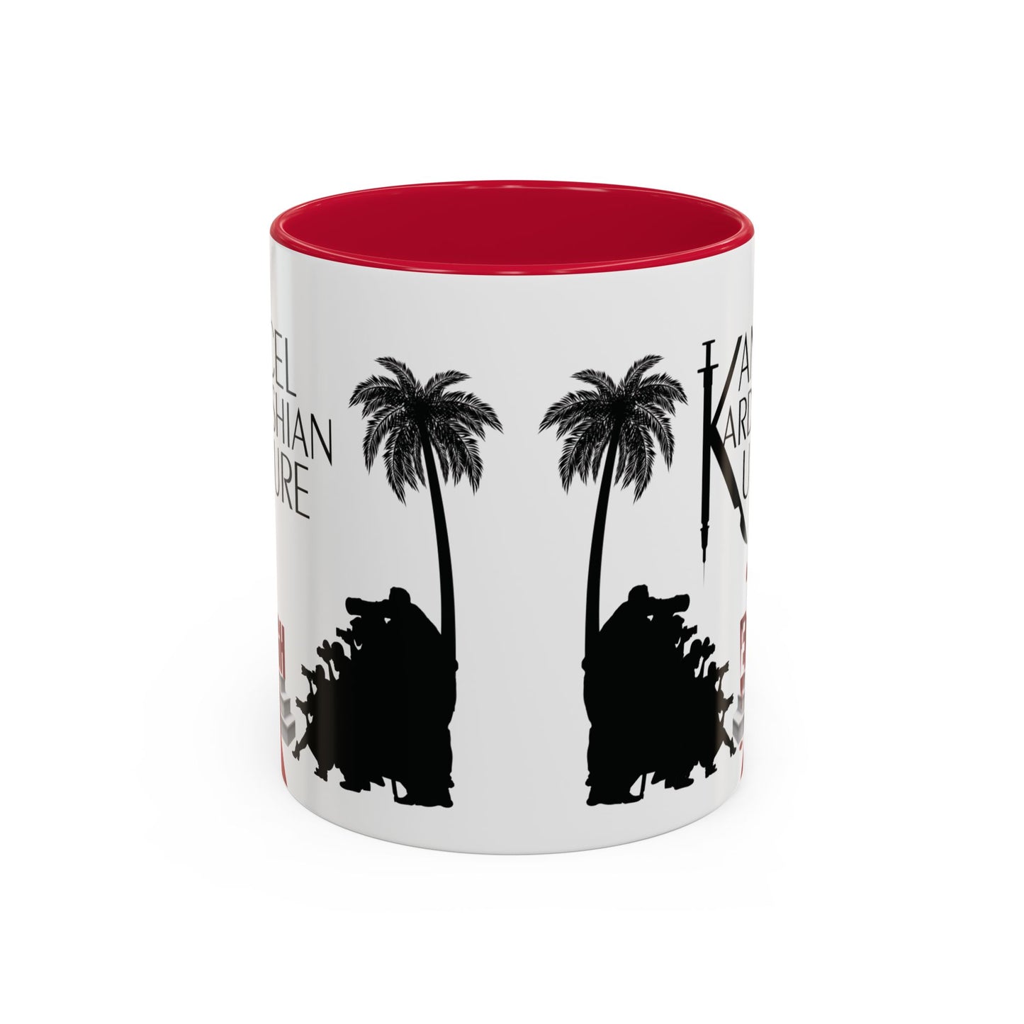 Kancel Kardasian Kulture | Red Accent Mug | White Mug (11oz, 15oz)