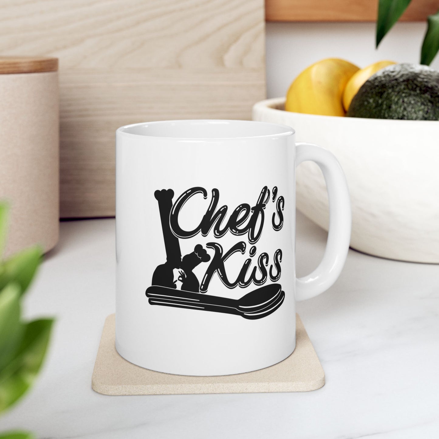 Chef's Kiss | Black Mug | White Mug (11oz, 15oz)
