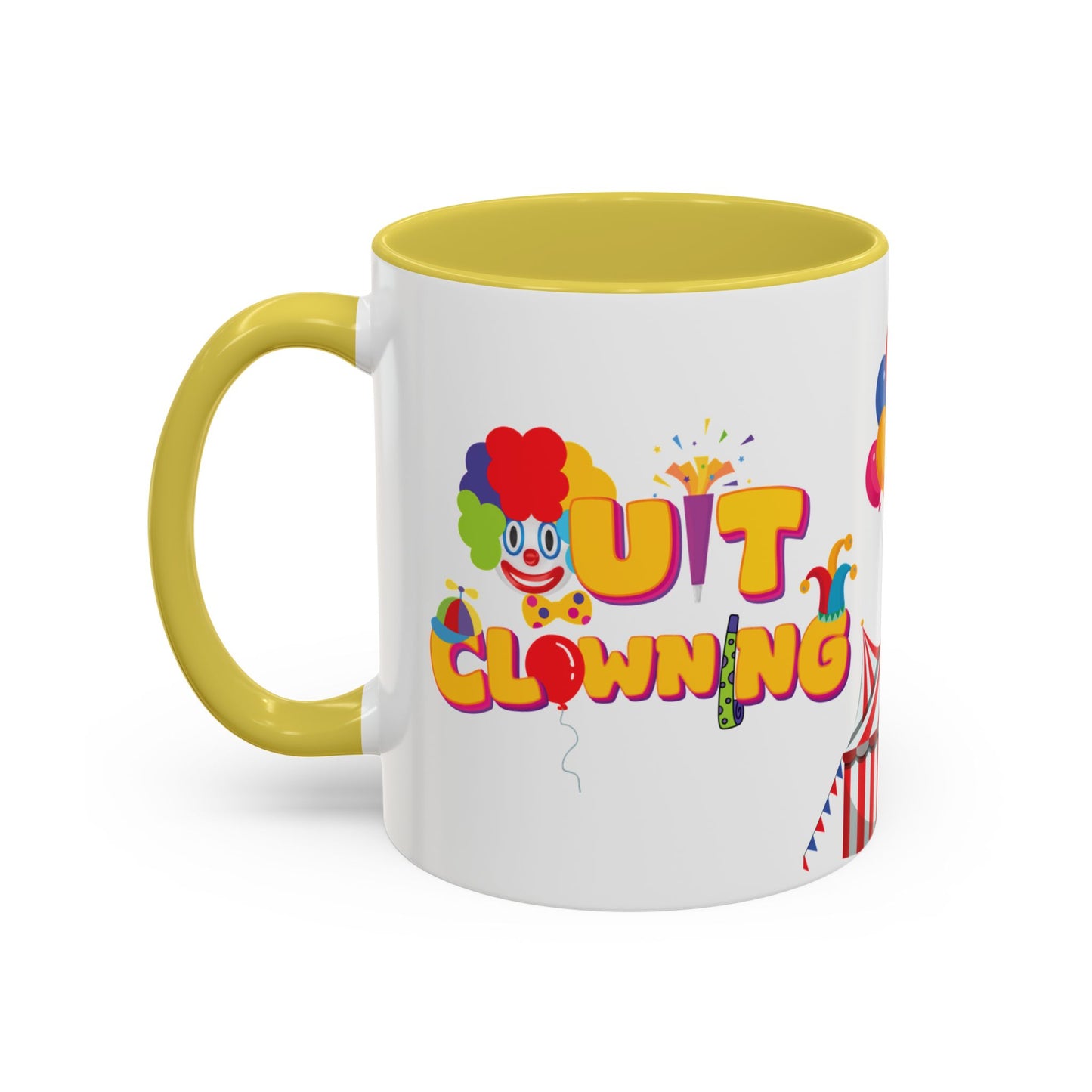 Quit Clowning | Color Accent Mugs (11oz, 15oz)