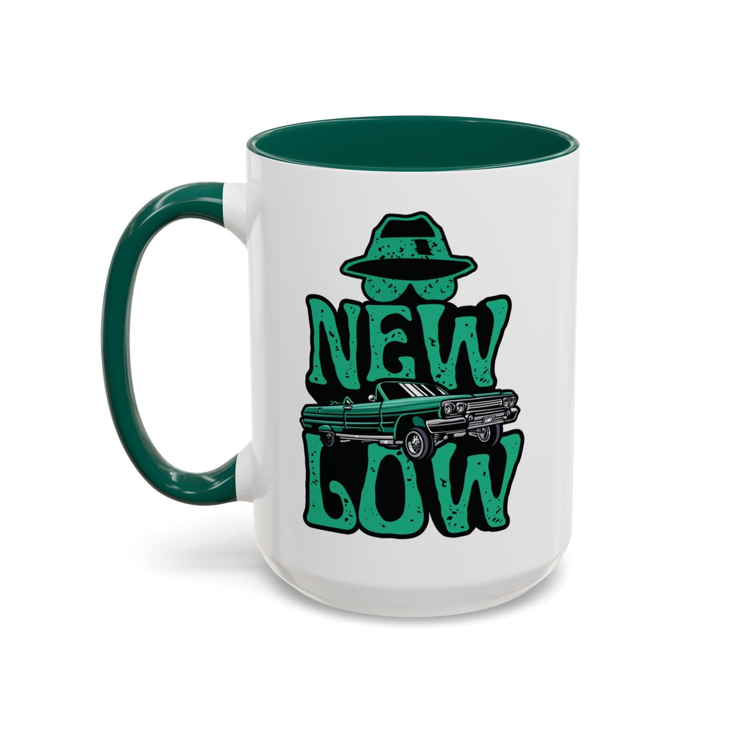 New Low | Green Accent Mug (11oz, 15oz)