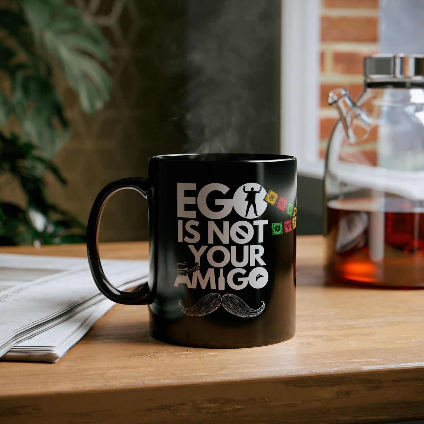Ego Is Not Your Amigo | Black Mug (11oz, 15oz)