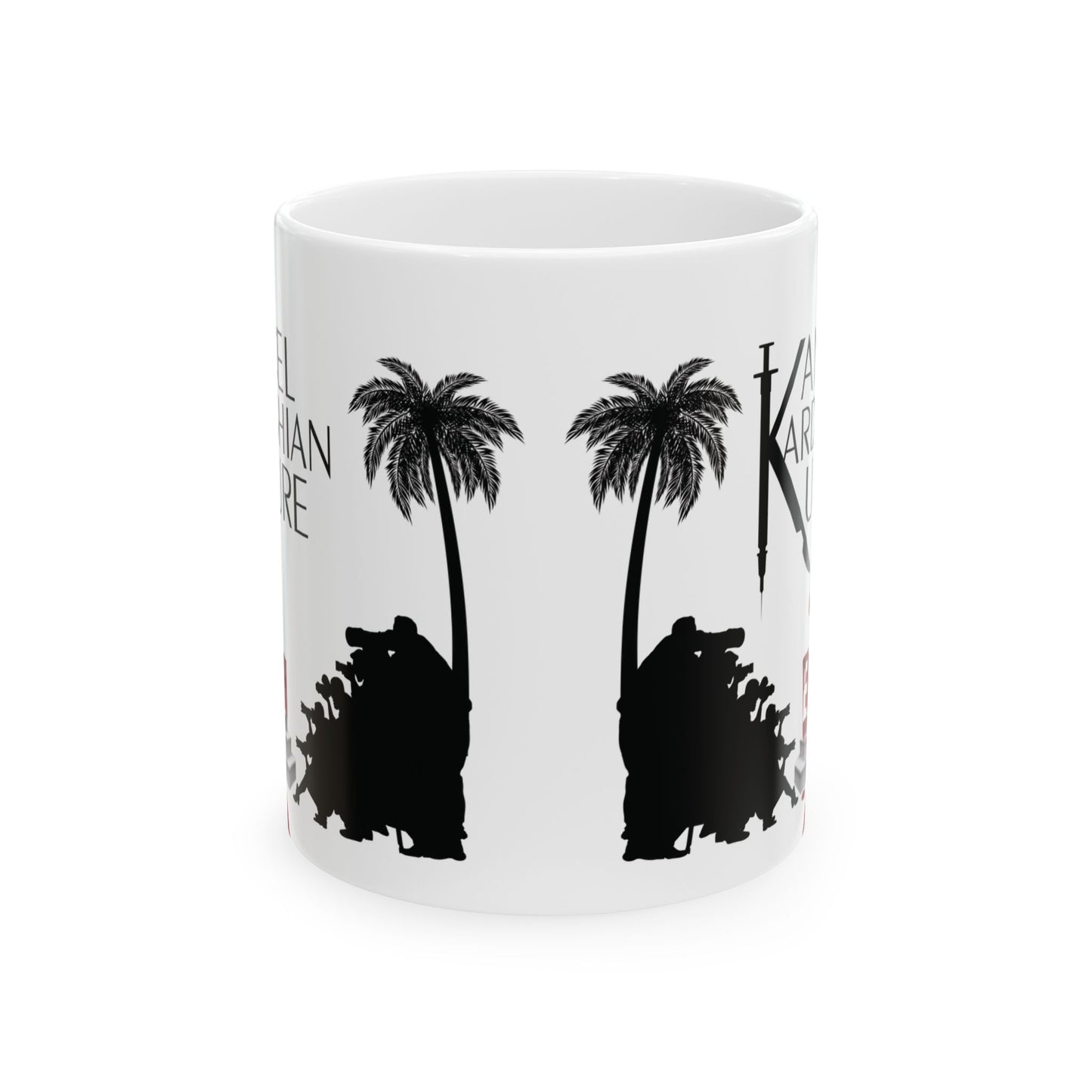 Kancel Kardasian Kulture | Red Accent Mug | White Mug (11oz, 15oz)