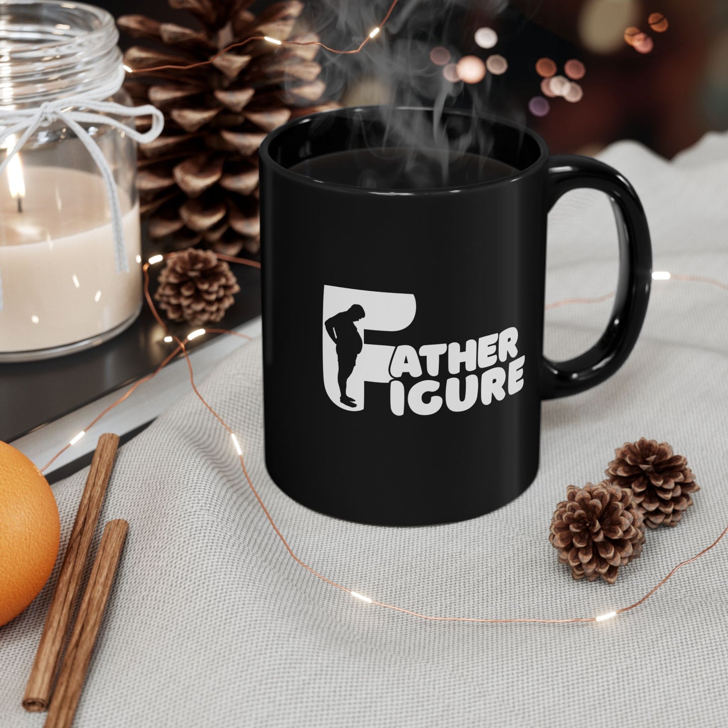 Father Figure | Black Mug | White Mug (11oz, 15oz)
