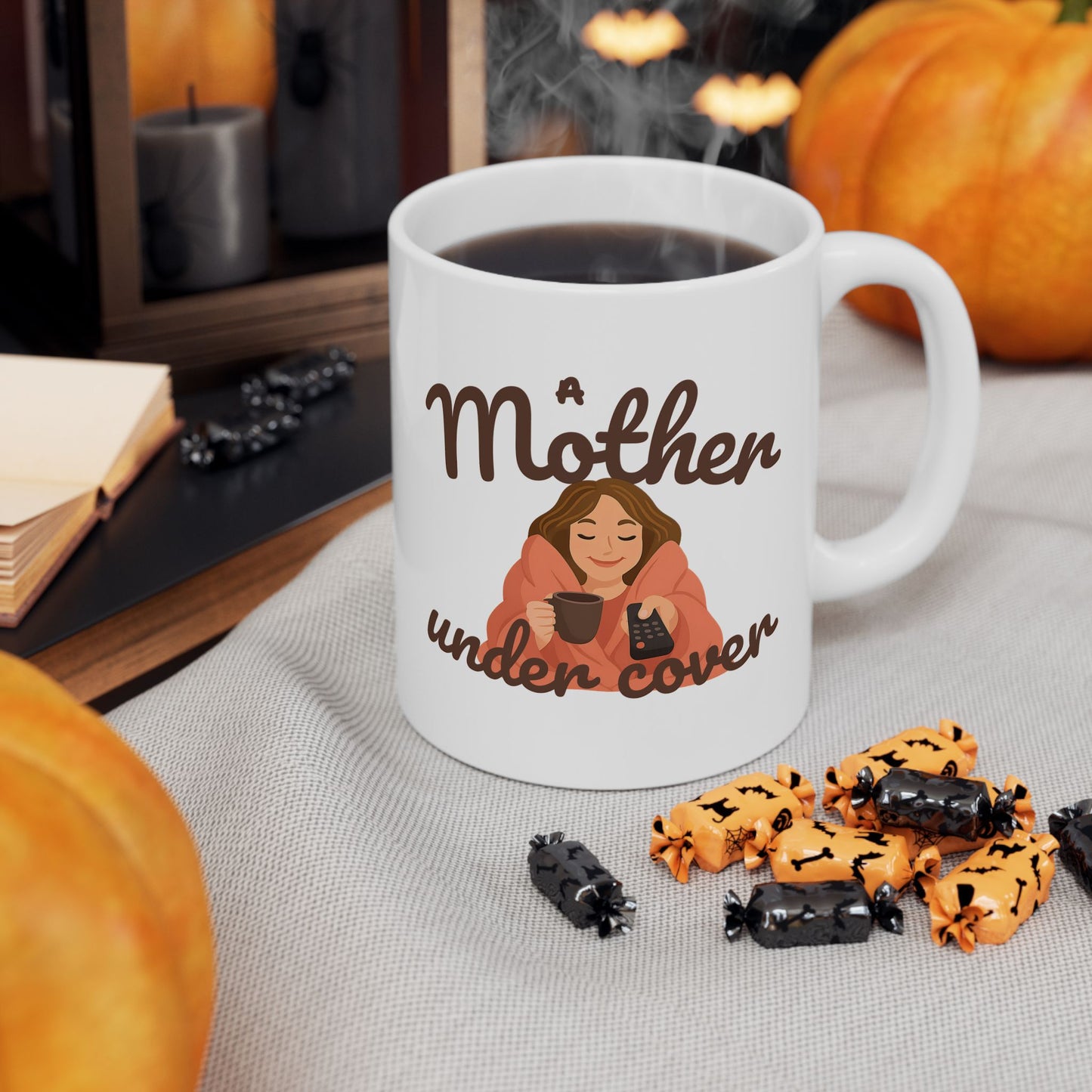 Perfect Mother's Day Mug: Hilarious "Mother Under Cover" Design - She'll Love It!