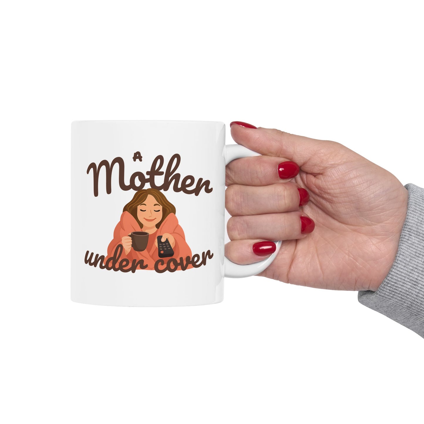 Perfect Mother's Day Mug: Hilarious "Mother Under Cover" Design - She'll Love It!