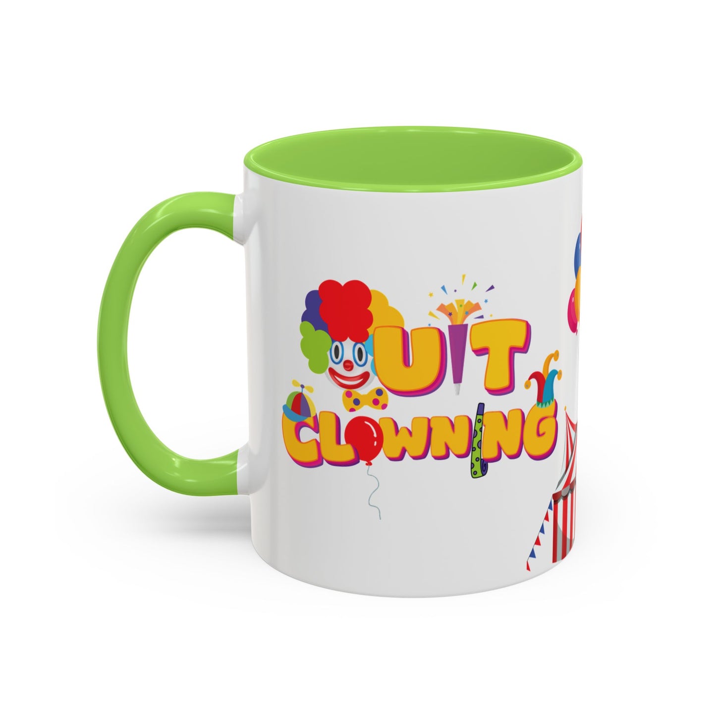 Quit Clowning | Color Accent Mugs (11oz, 15oz)