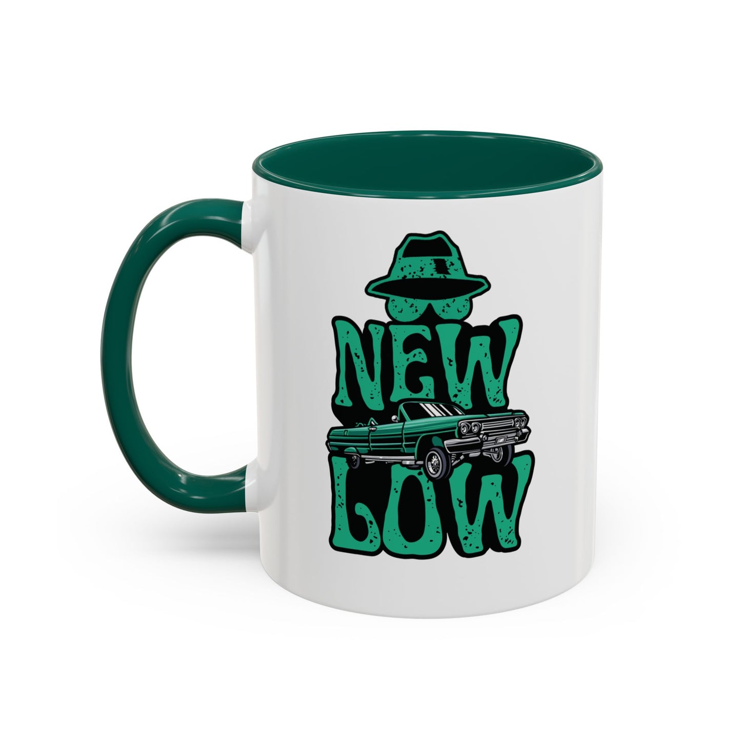 New Low | Green Accent Mug (11oz, 15oz)