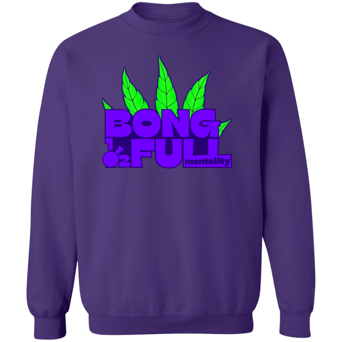 Bong 1/2 Full | Hoodie Sweatshirt | Crewneck Sweatshirt