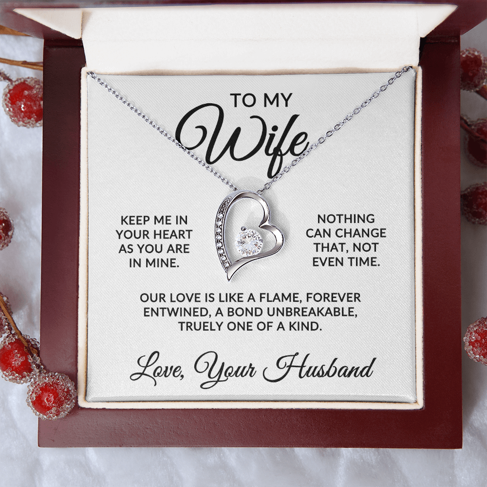 To My Wife | One Of A Kind (Forever Love Necklace)