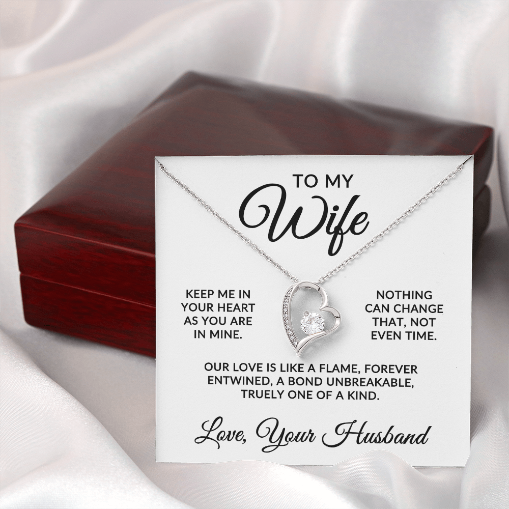 To My Wife | One Of A Kind (Forever Love Necklace)