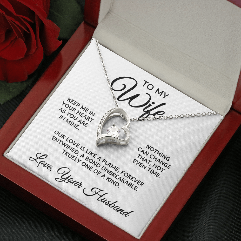 To My Wife | One Of A Kind (Forever Love Necklace)