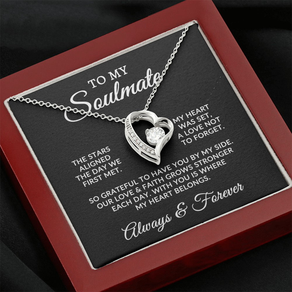 To My Soulmate | Stars Aligned (Forever Love Necklace)