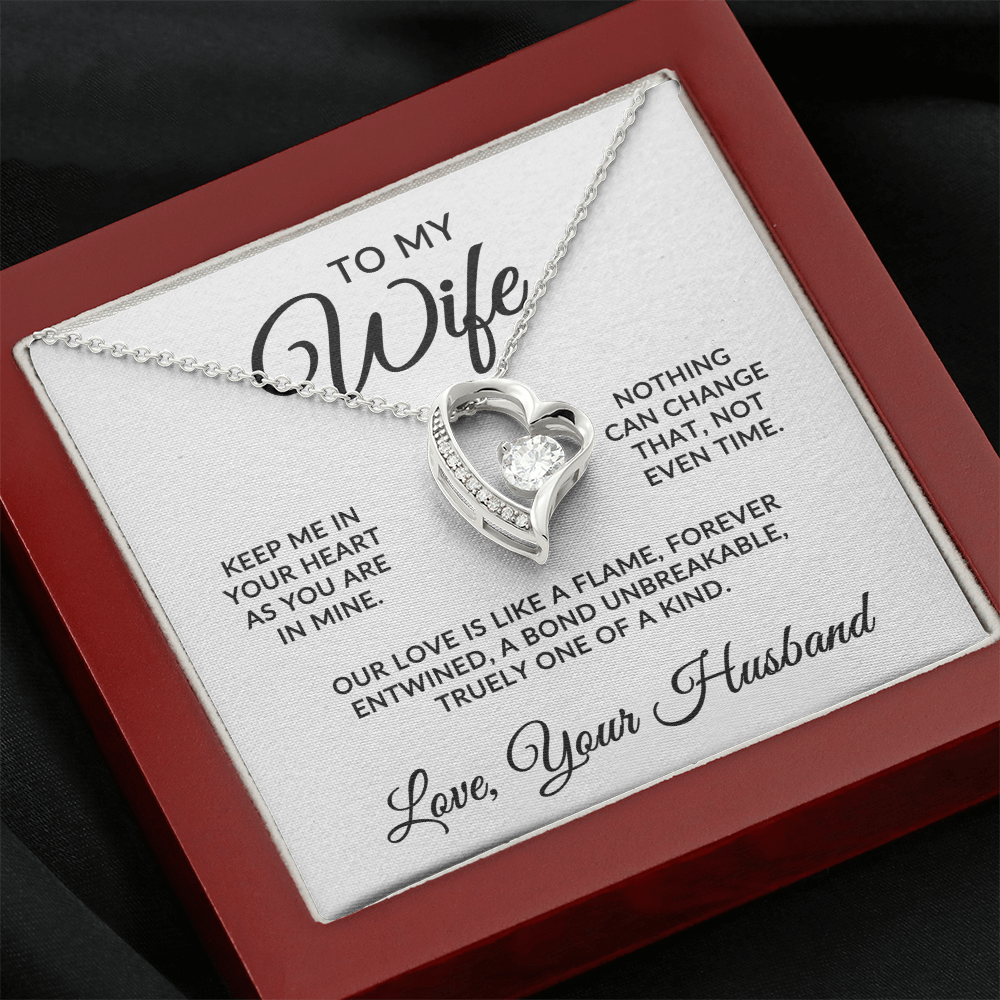 To My Wife | One Of A Kind (Forever Love Necklace)