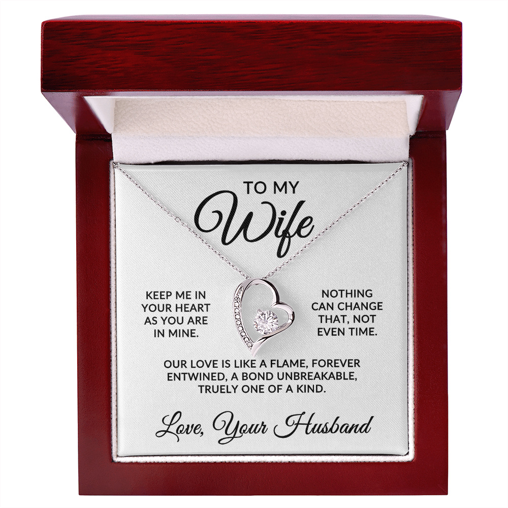 To My Wife | One Of A Kind (Forever Love Necklace)