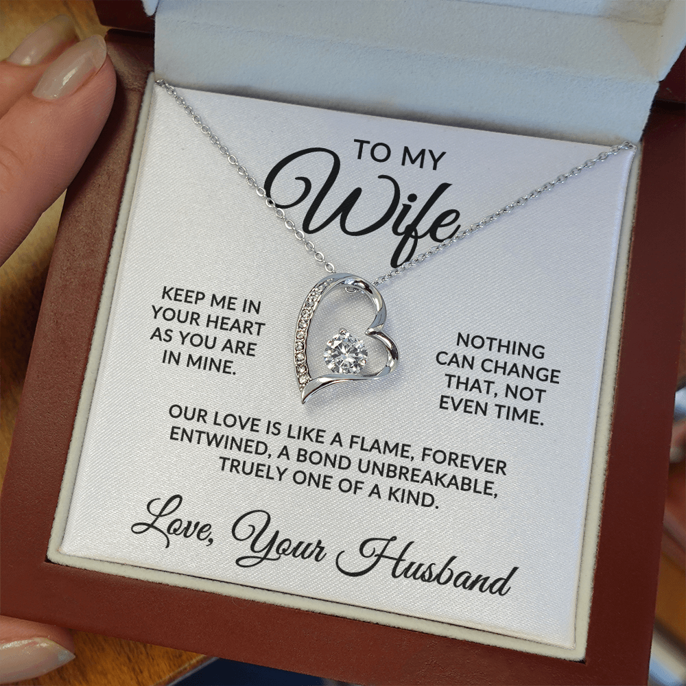 To My Wife | One Of A Kind (Forever Love Necklace)