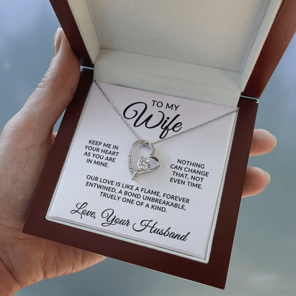 To My Wife | One Of A Kind (Forever Love Necklace)