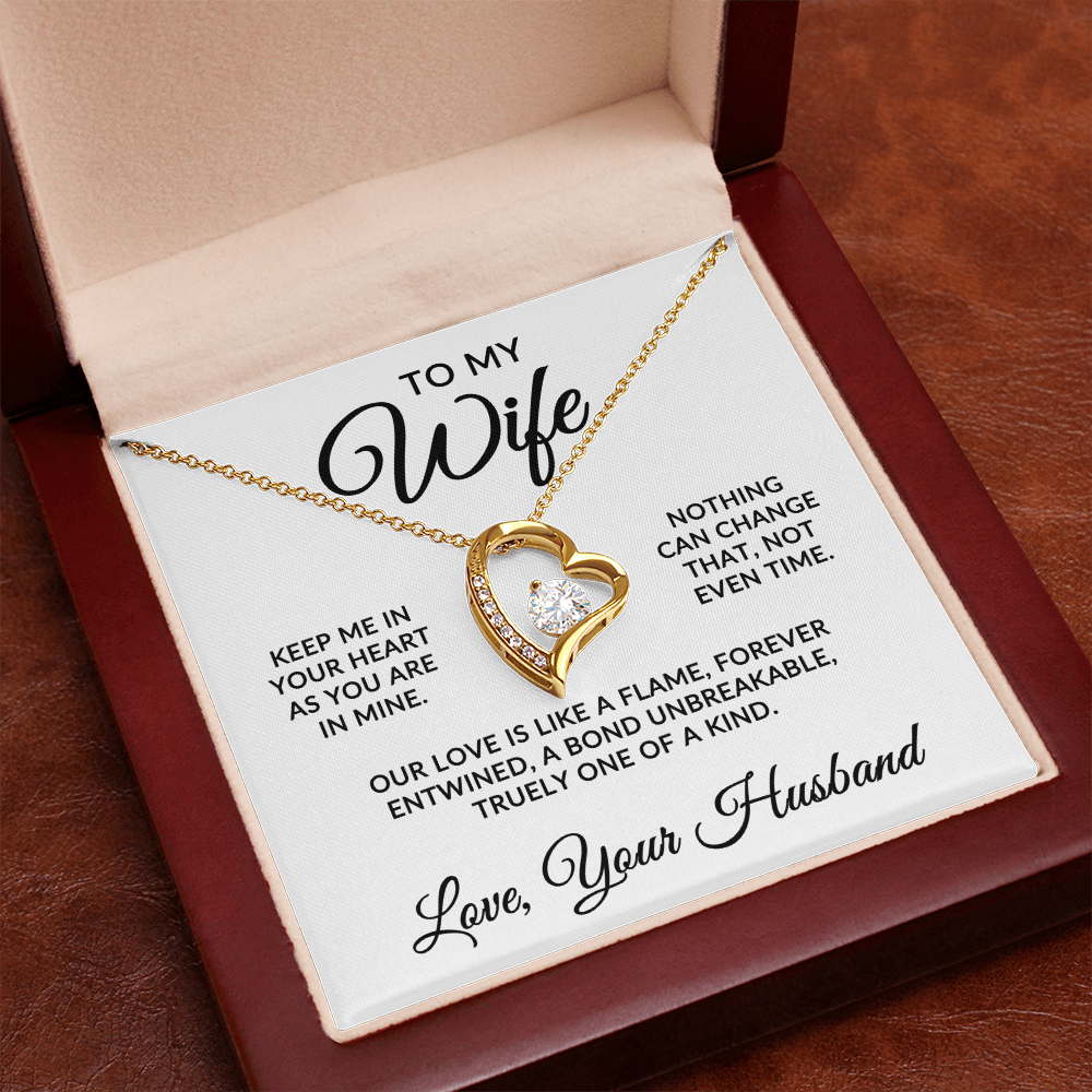 To My Wife | One Of A Kind (Forever Love Necklace)