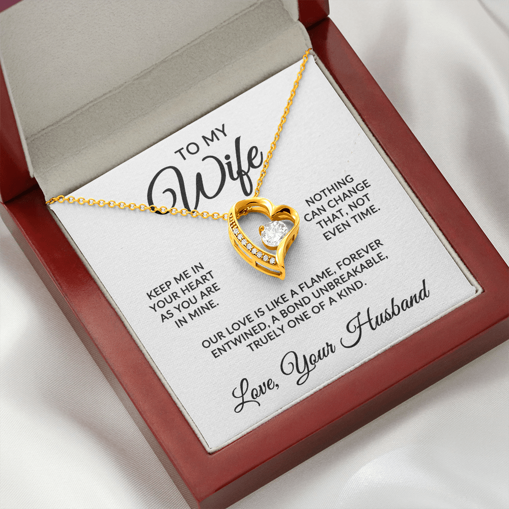 To My Wife | One Of A Kind (Forever Love Necklace)