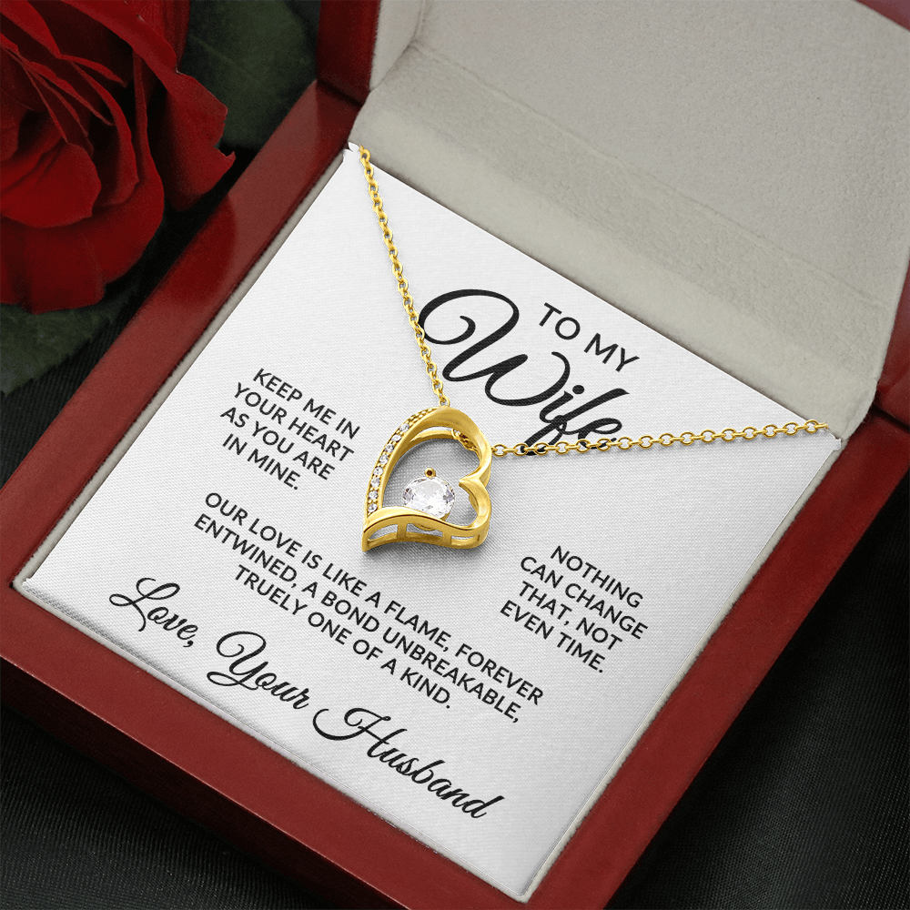 To My Wife | One Of A Kind (Forever Love Necklace)