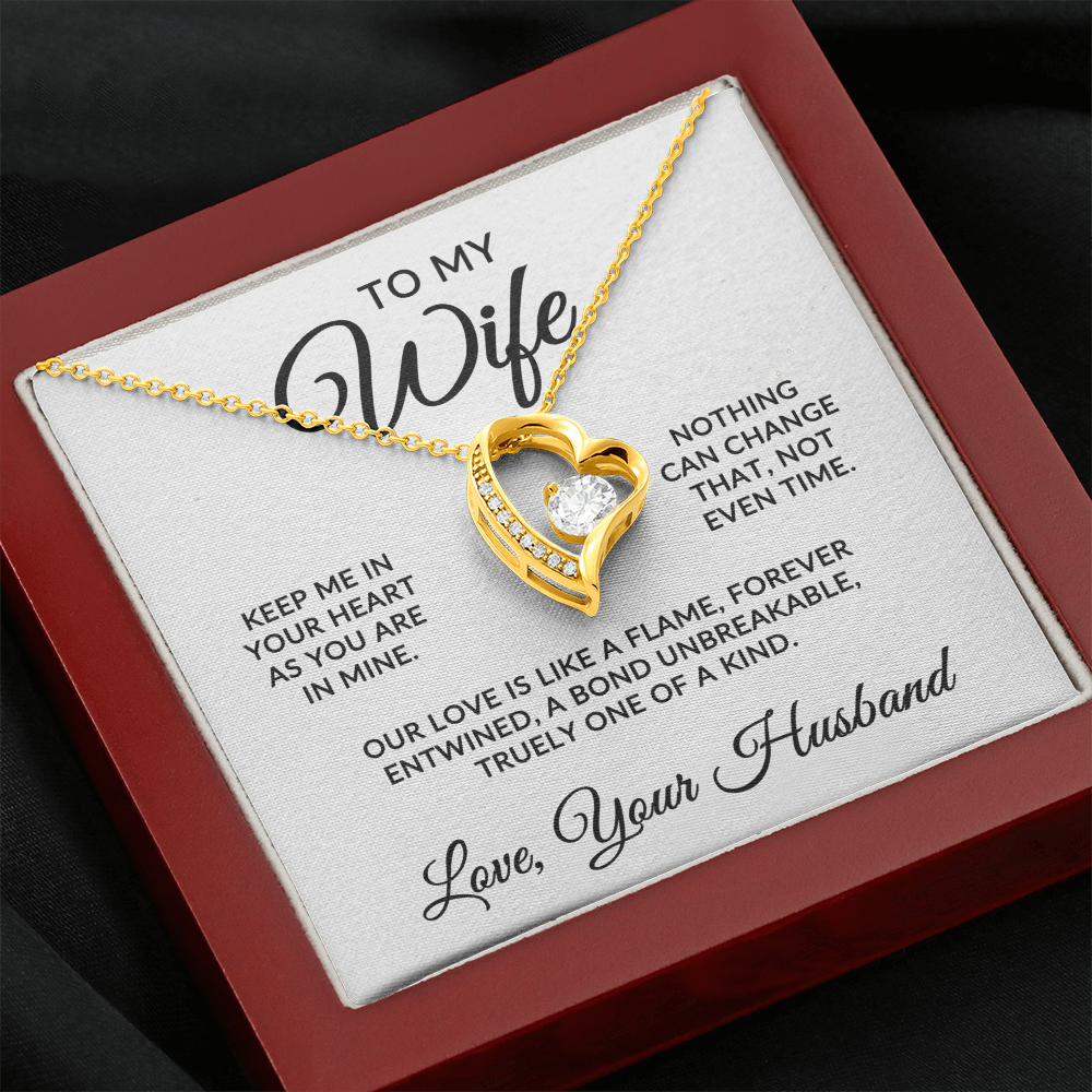 To My Wife | One Of A Kind (Forever Love Necklace)