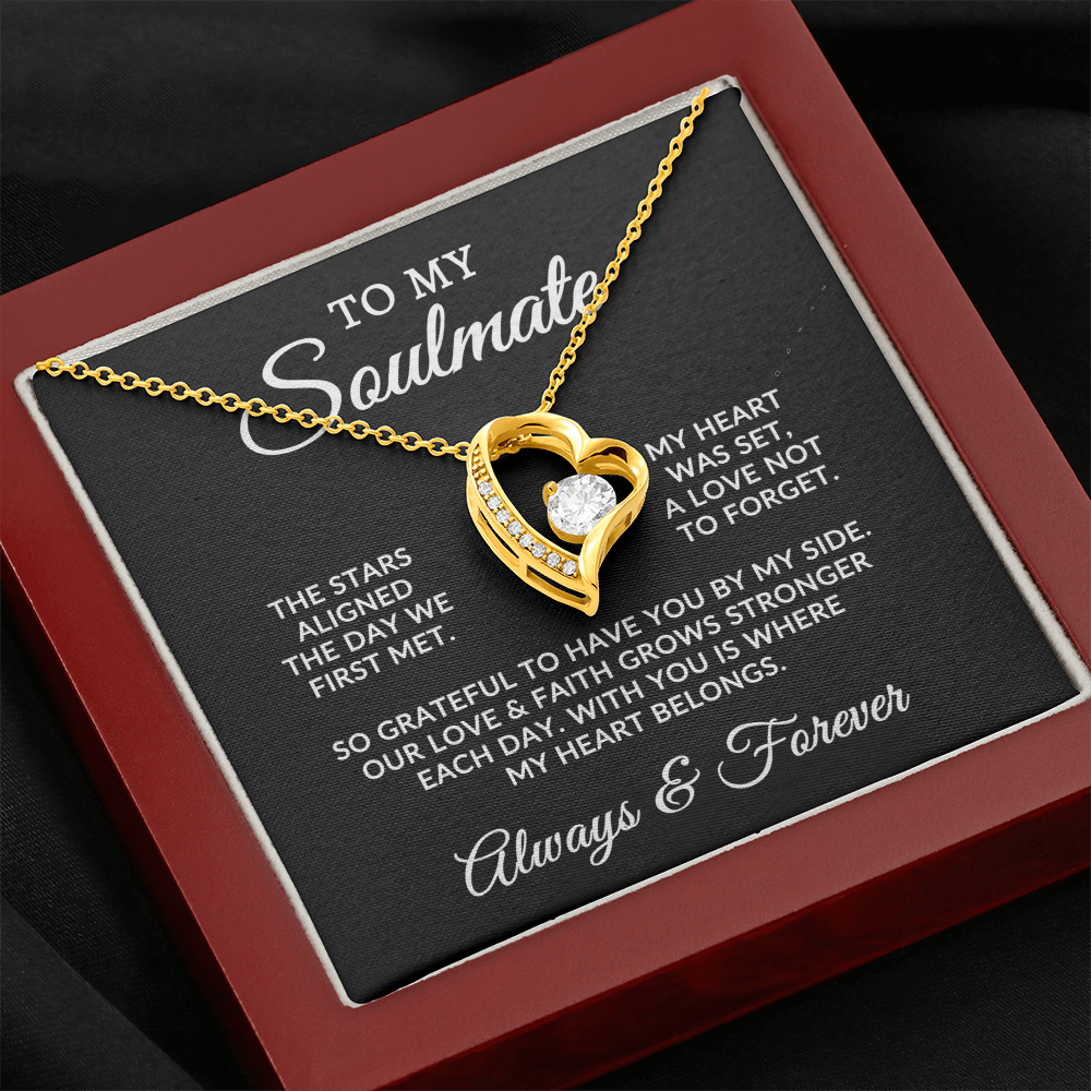 To My Soulmate | Stars Aligned (Forever Love Necklace)