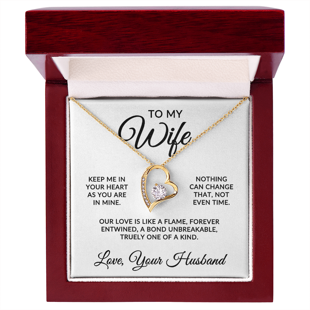 To My Wife | One Of A Kind (Forever Love Necklace)