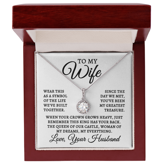 To My Wife | Queen Of Castle (Eternal Hope Necklace)