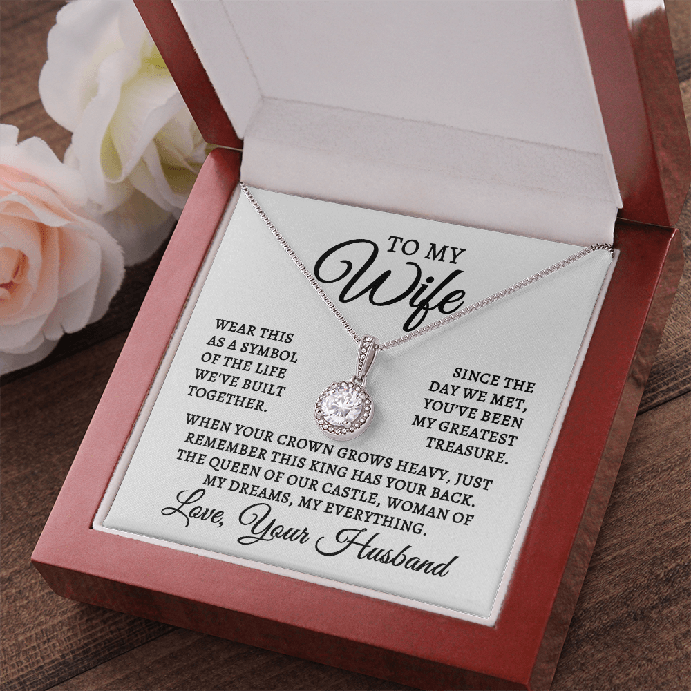 To My Wife | Queen Of Castle (Eternal Hope Necklace)