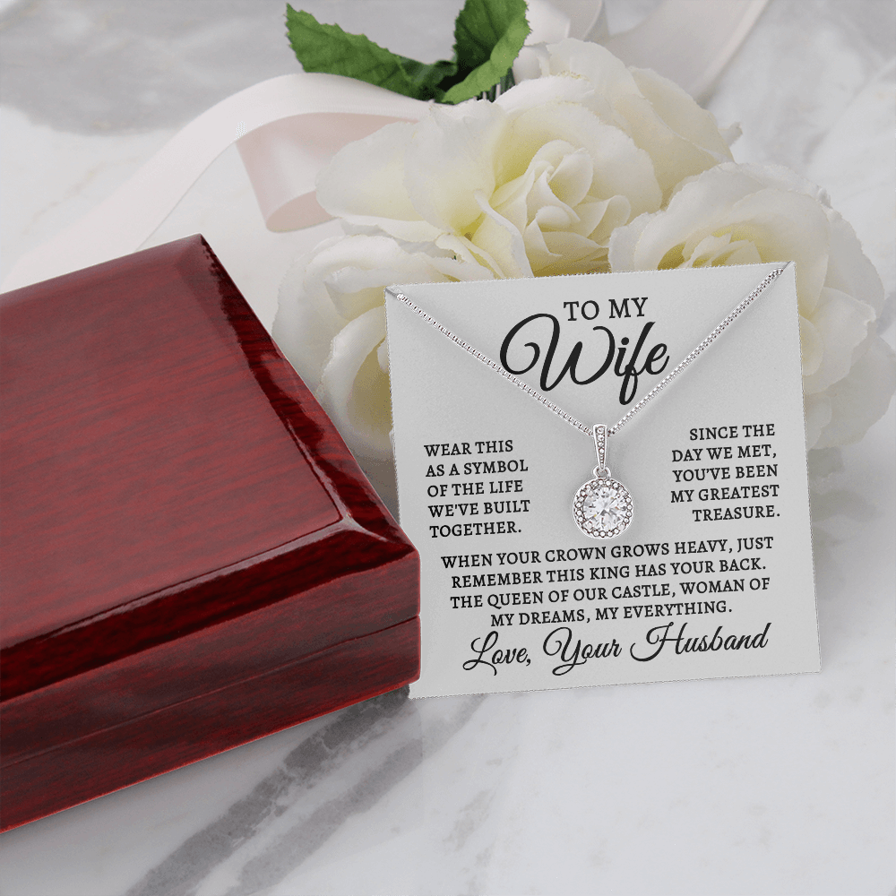 To My Wife | Queen Of Castle (Eternal Hope Necklace)