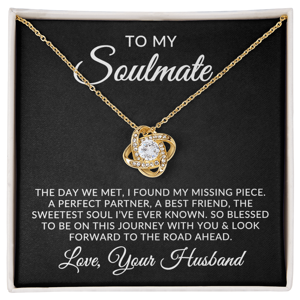 To My Soulmate | Missing Piece (Love Knot Necklace)