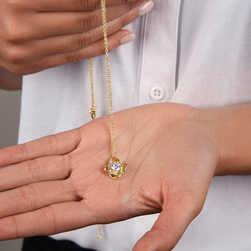 To My Soulmate | For All Time (Love Knot Necklace)