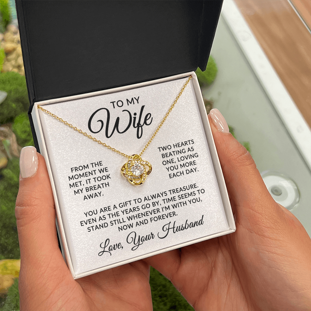 To My Wife | At First Sight (Love Knot Necklace)