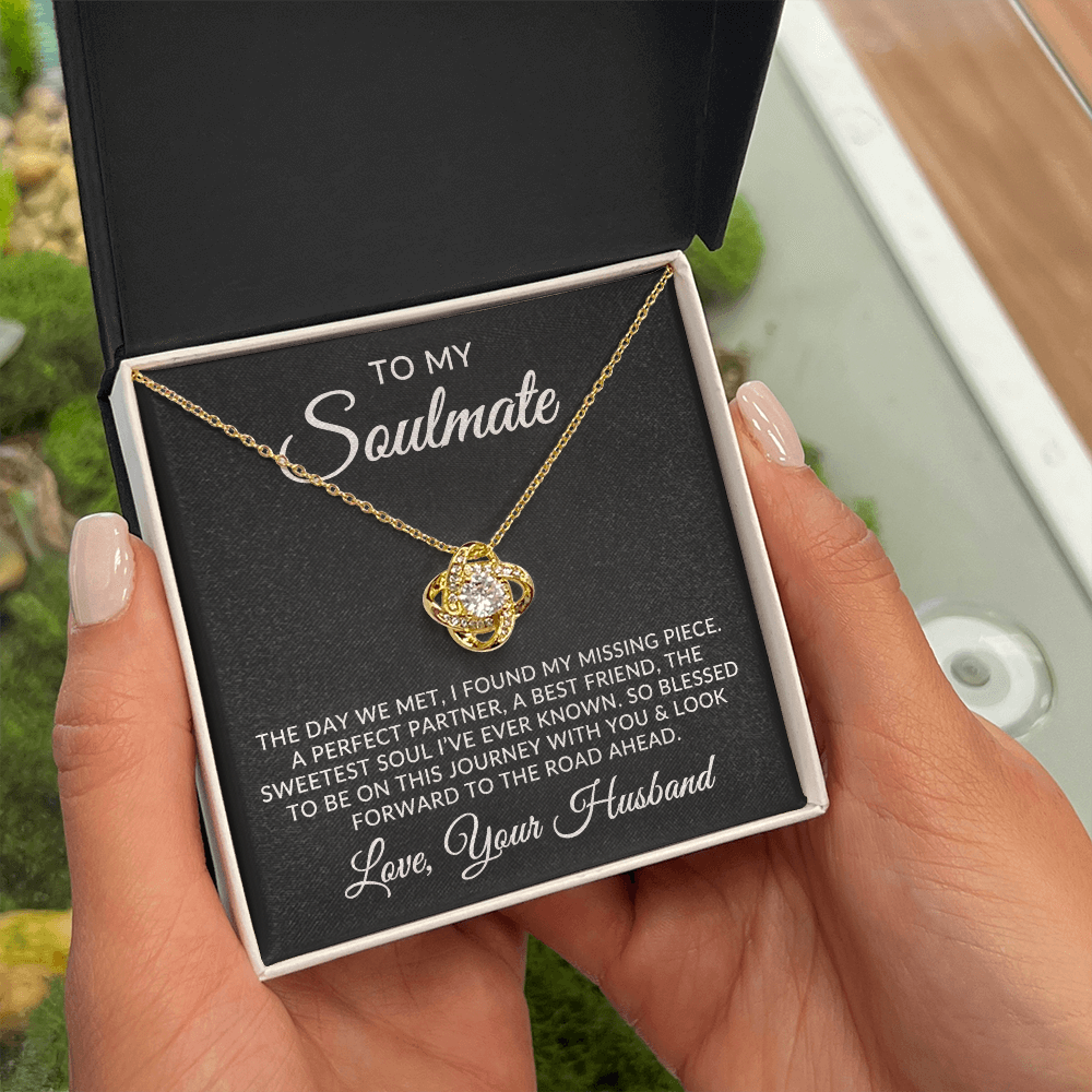 To My Soulmate | Missing Piece (Love Knot Necklace)