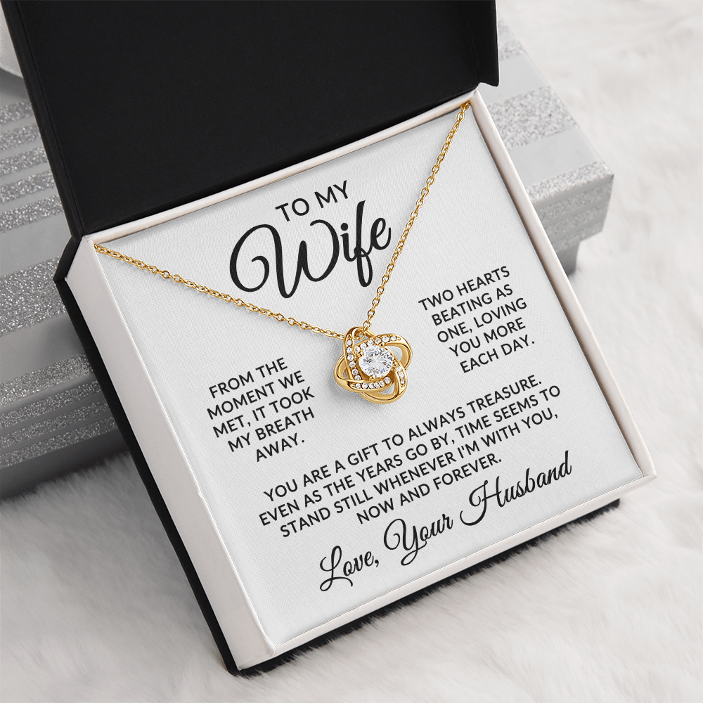 To My Wife | At First Sight (Love Knot Necklace)