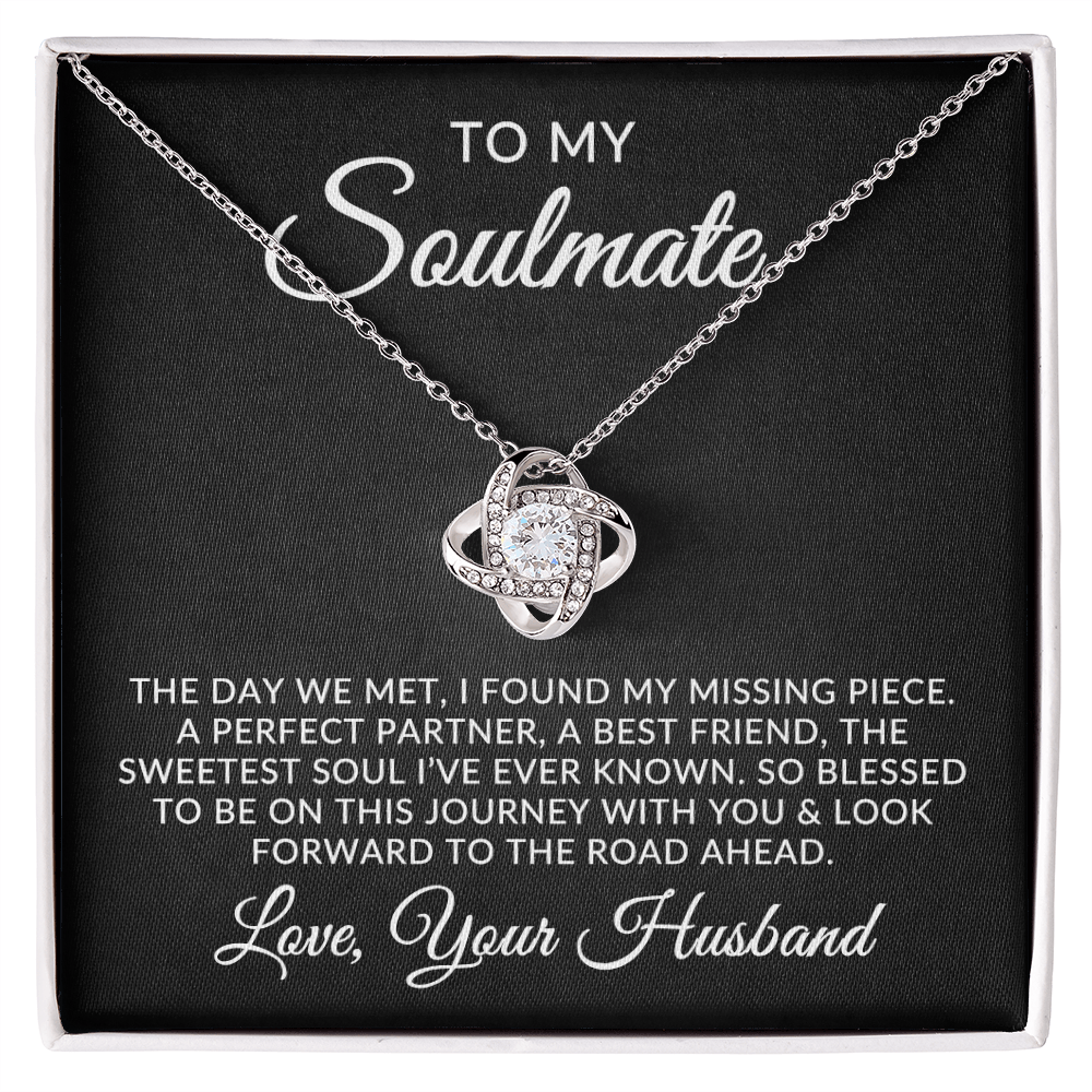 To My Soulmate | Missing Piece (Love Knot Necklace)