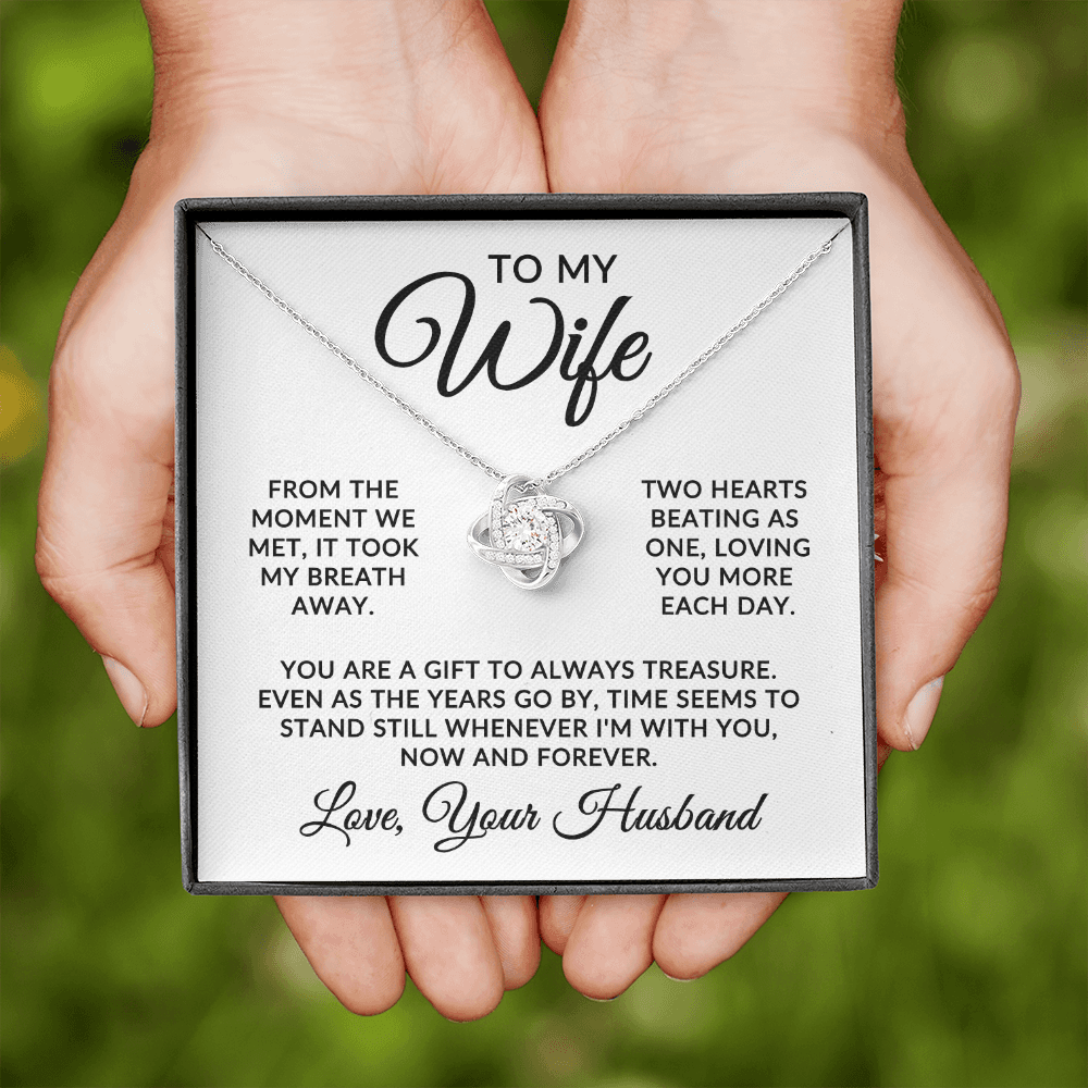 To My Wife | At First Sight (Love Knot Necklace)