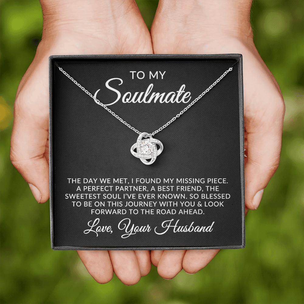 To My Soulmate | Missing Piece (Love Knot Necklace)