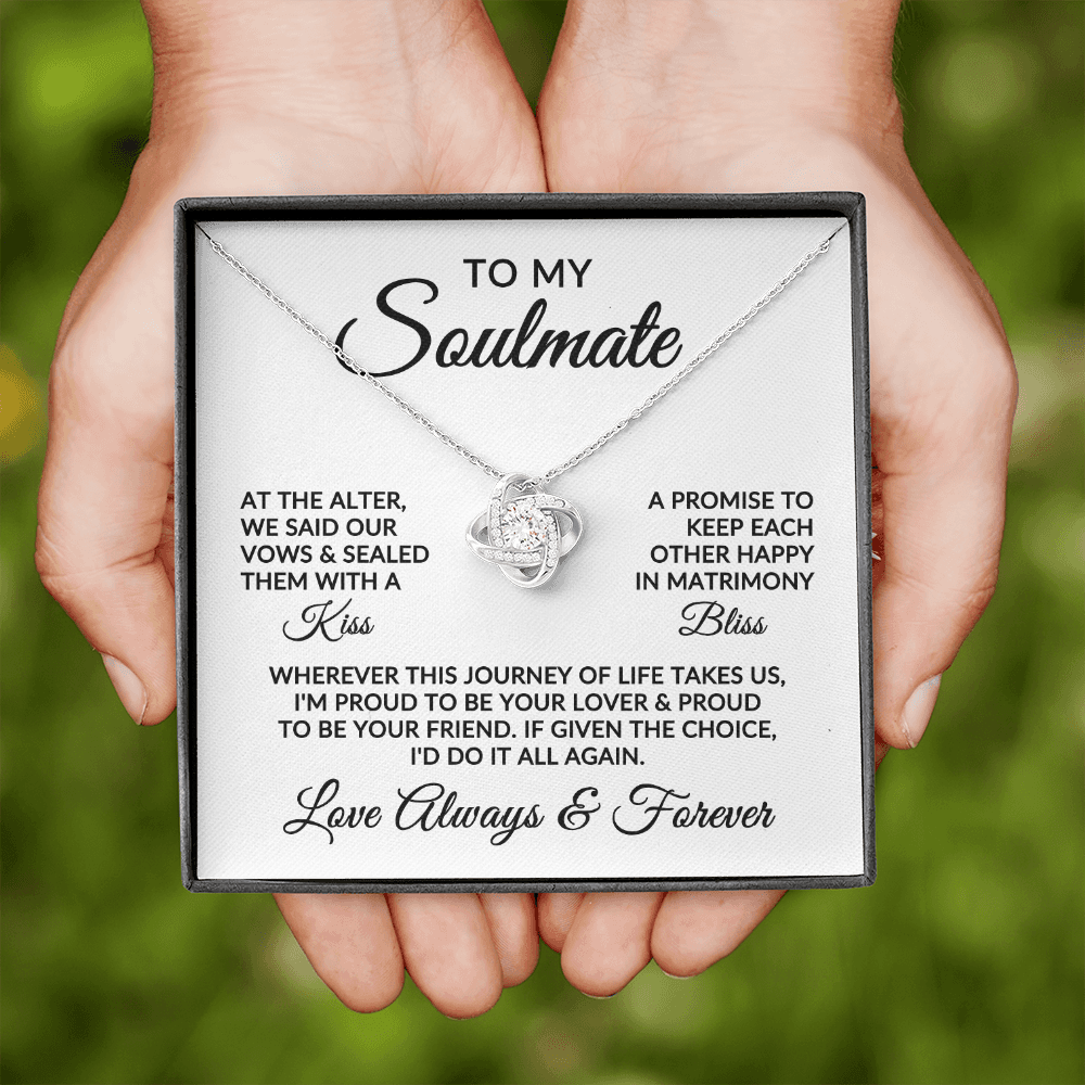 To My Soulmate | Love Story (Love Knot Necklace)