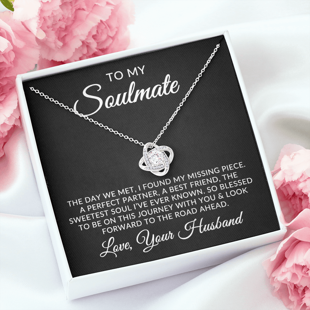 To My Soulmate | Missing Piece (Love Knot Necklace)