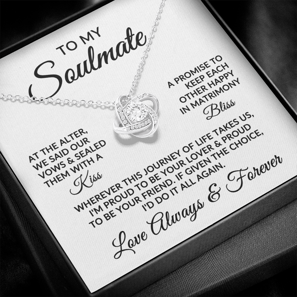 To My Soulmate | Love Story (Love Knot Necklace)