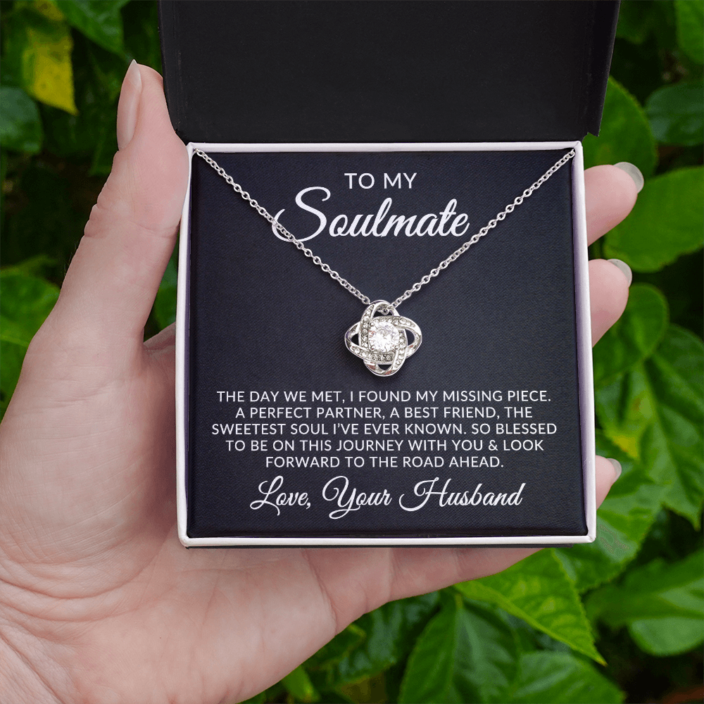 To My Soulmate | Missing Piece (Love Knot Necklace)
