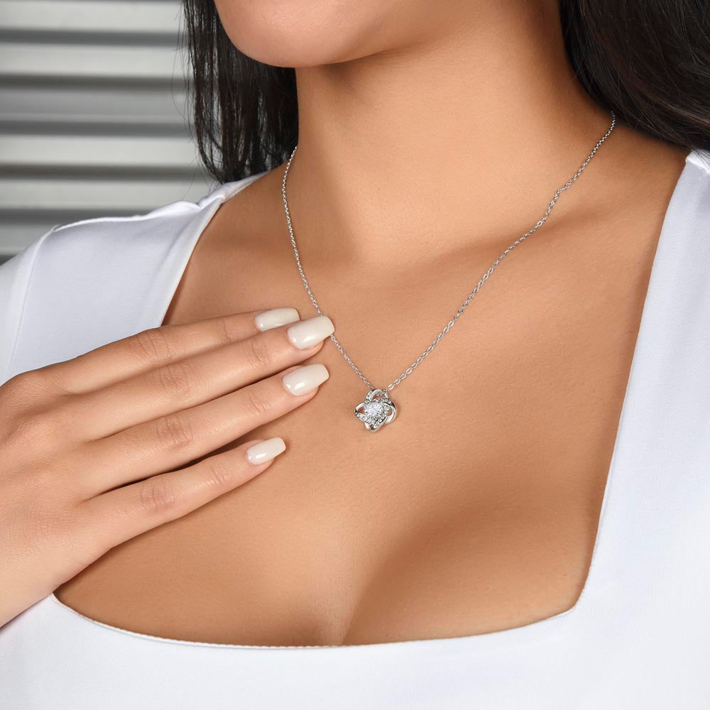 To My Soulmate | For All Time (Love Knot Necklace)