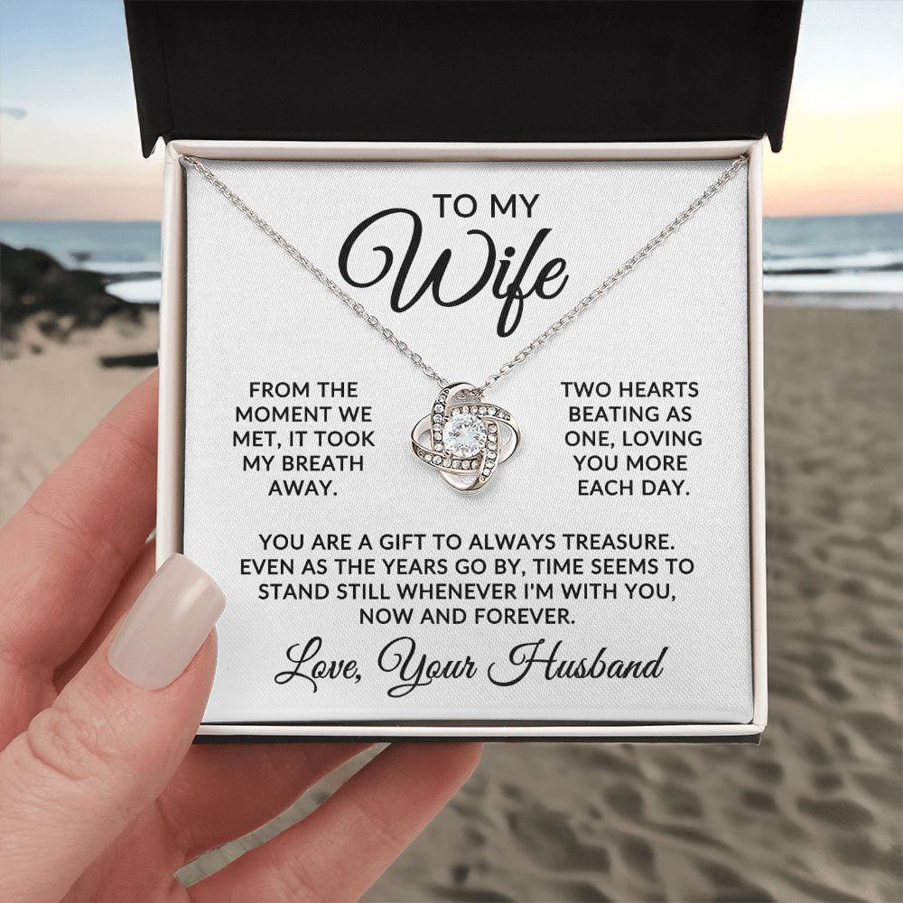 To My Wife | At First Sight (Love Knot Necklace)