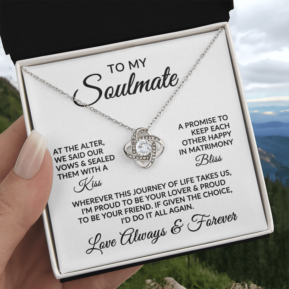 To My Soulmate | Love Story (Love Knot Necklace)