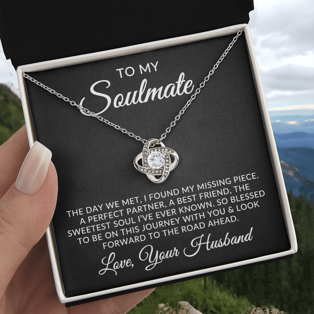 To My Soulmate | Missing Piece (Love Knot Necklace)