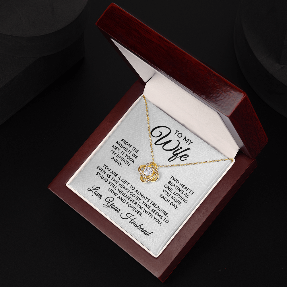 To My Wife | At First Sight (Love Knot Necklace)