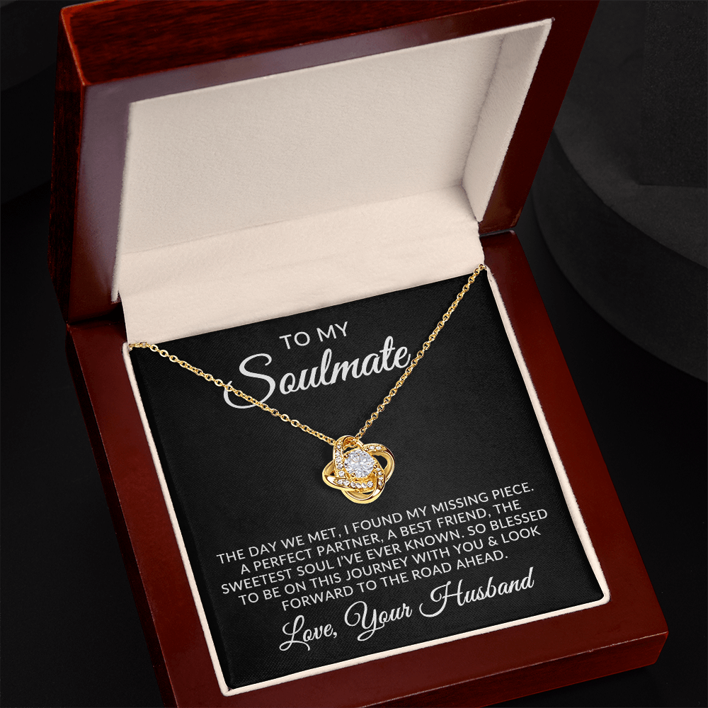 To My Soulmate | Missing Piece (Love Knot Necklace)