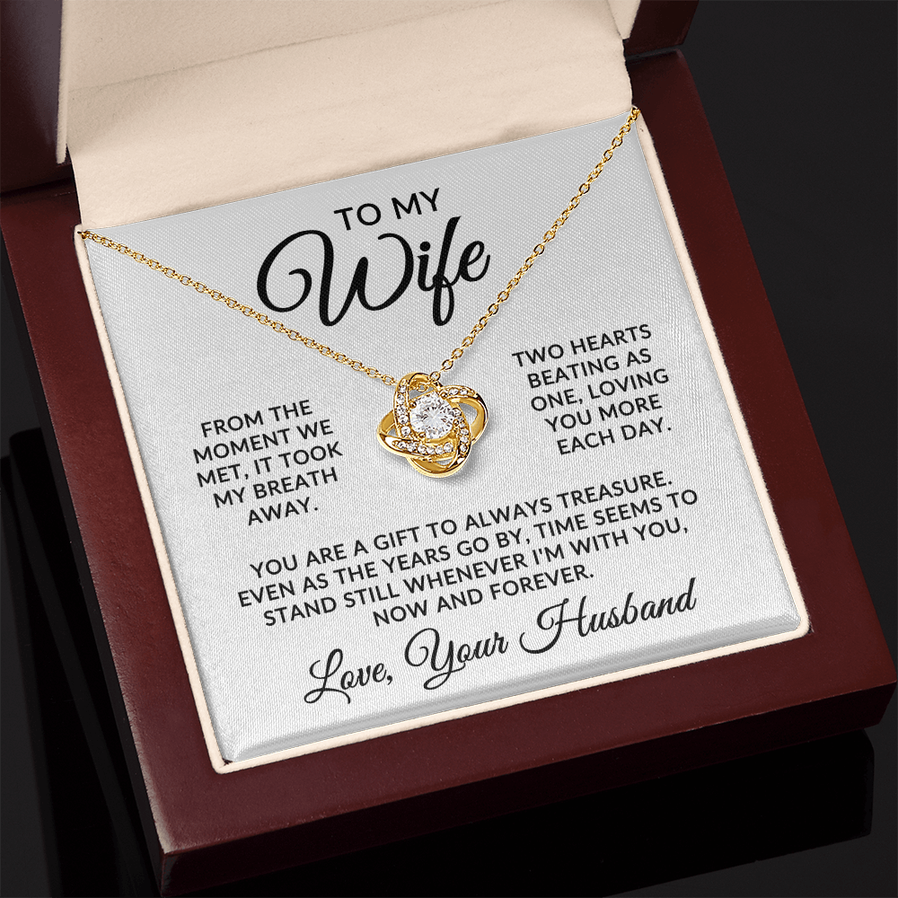 To My Wife | At First Sight (Love Knot Necklace)